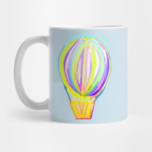 Neon hot air ballon Mug